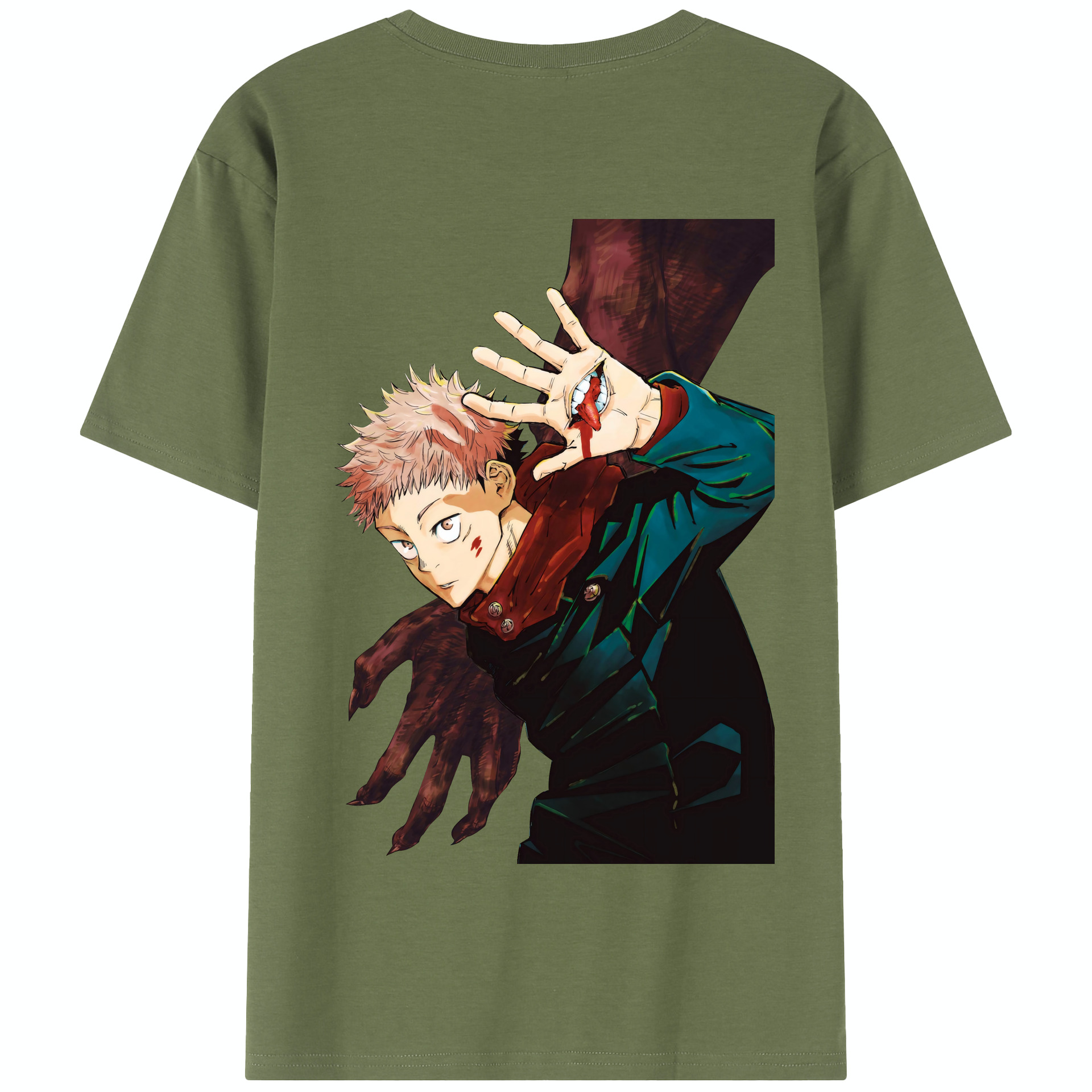 （画像用） 呪術廻戦 Jujutsu Kaisen 綿100％半袖Tシャツ（背面プリント）